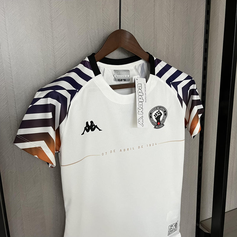 Camisa Vasco 2024/25 Pré-Jogo Consciência Negra - Feminina - Branca