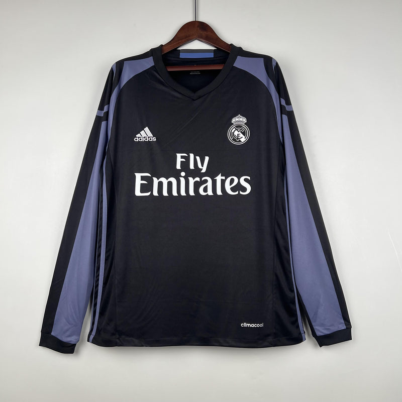 Camisa Retrô Real Madrid 2016/2017 III Third - Manga Longa Adidas
