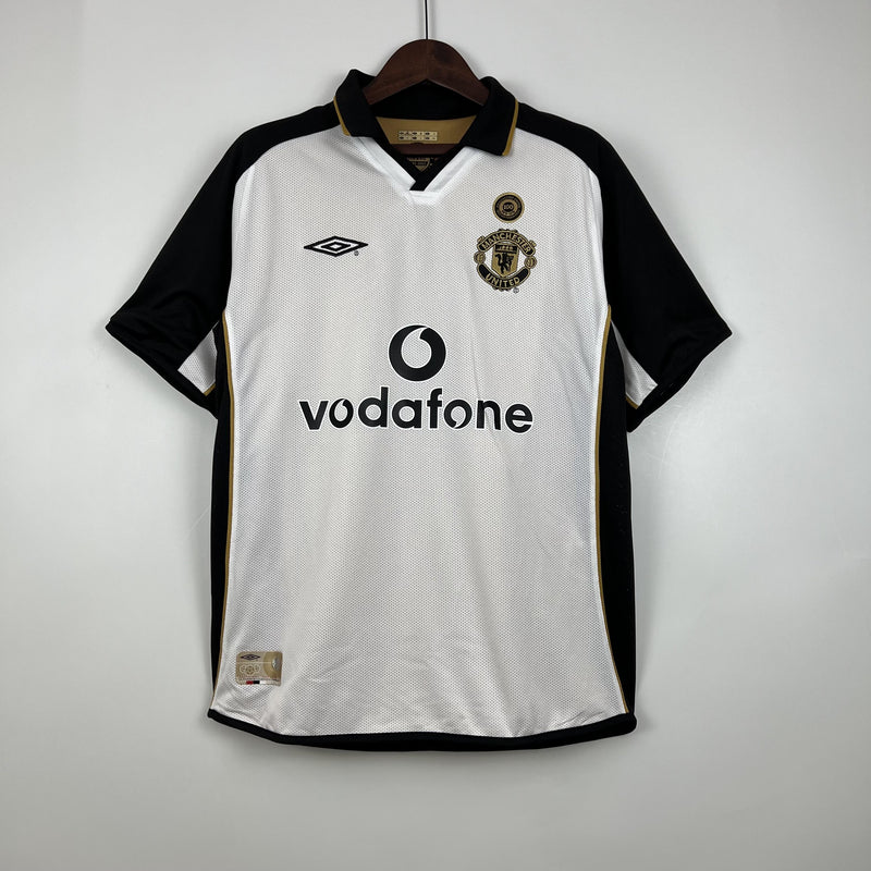Camisa Retrô Manchester United 2001/2002 Dupla-Face
