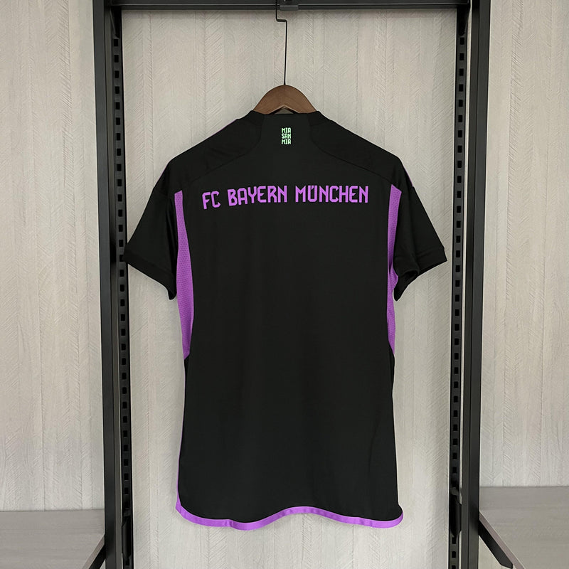 Camisa Bayern de Munique 2023/24 II Away - Torcedor - Preta