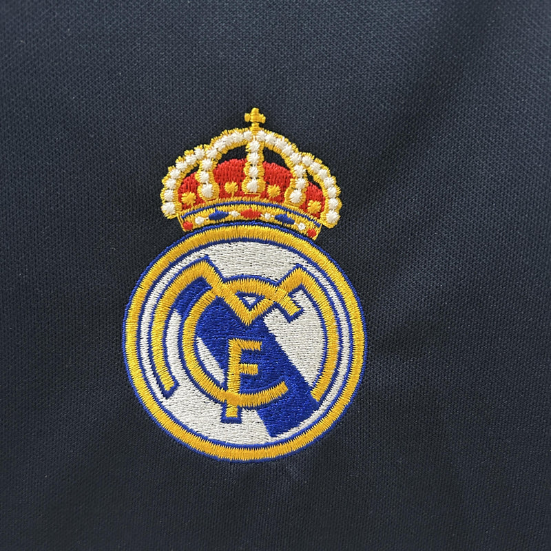 Camisa Retrô Real Madrid 2003/2004 II Away - Preta - Adidas