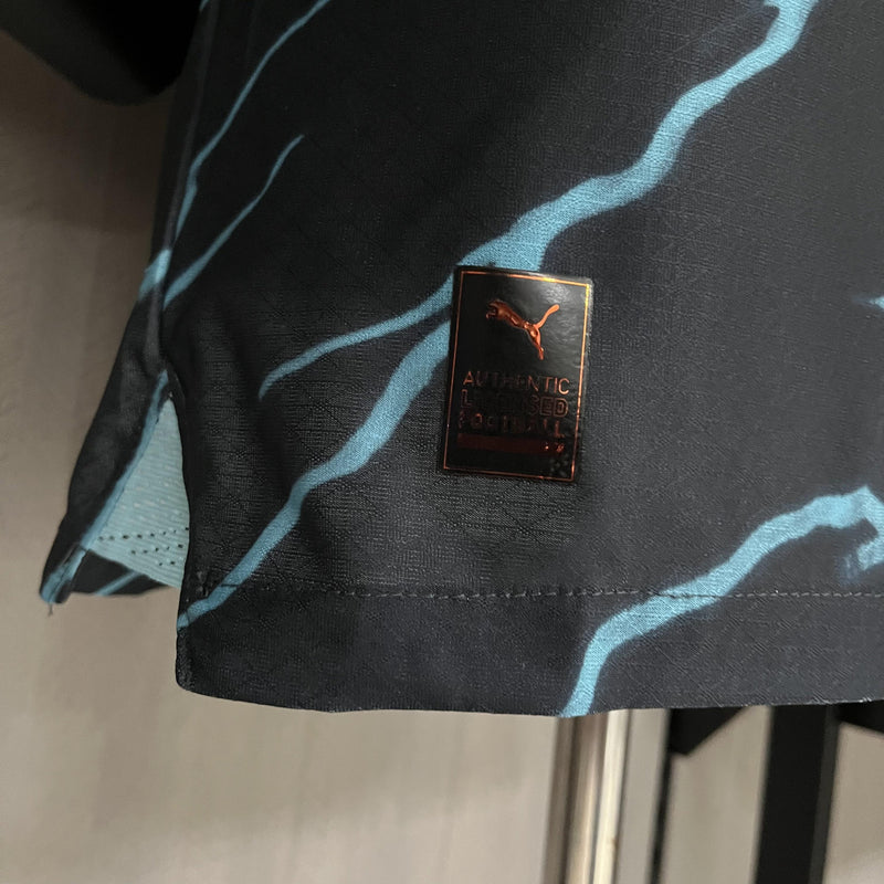 Camisa Manchester City 2023/24 II Away - Jogador - Preta