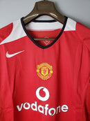 Camisa Retrô Manchester United 2005 I Home - Manga Longa Nike