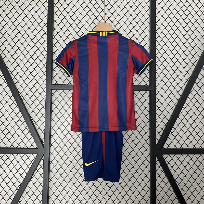 Conjunto Infantil Retrô - Barcelona 2009/10 I Home
