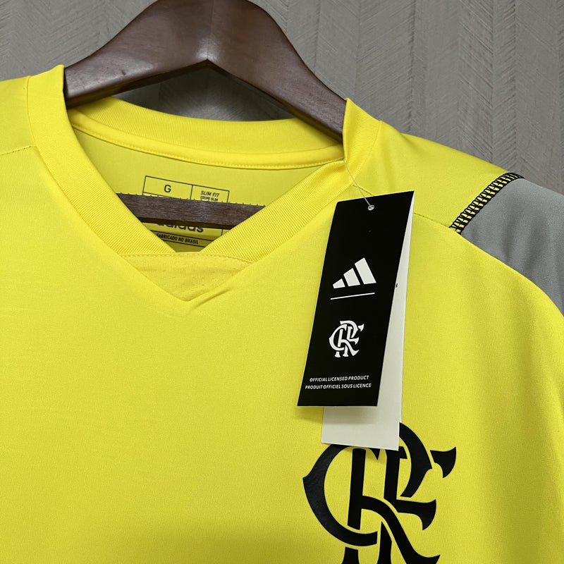 Camisa Flamengo 2024/25 Treino - Amarela - Torcedor