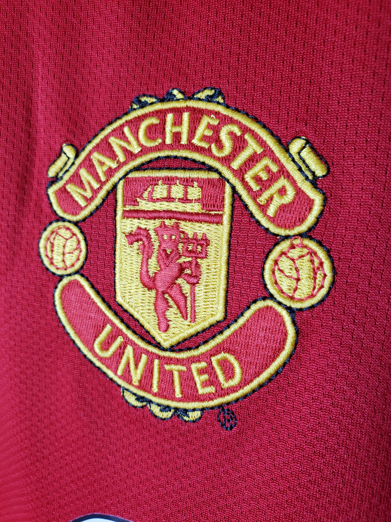 Camisa Retrô Manchester United 2005 I Home - Manga Longa Nike