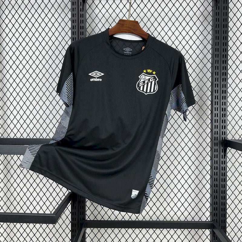 Camisa Santos 2025/26 Preta Goleiro - Torcedor