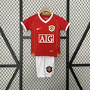 Conjunto Infantil Retrô - Manchester United 2006/2007 I HOme