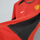 Camisa Retrô Manchester United 2002/2004 I Home - Manga Longa Nike
