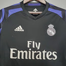 Camisa Retrô Real Madrid 2015/2016 III Third - Preta - Adidas