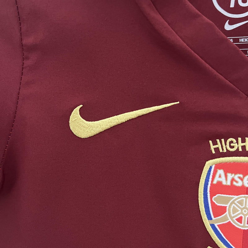 Conjunto Infantil Retrô - Arsenal 2005/06 I Home