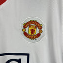 Camisa Retrô Manchester United 2007/2008 II Away - Branca Manga Longa Nike