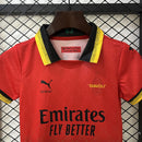 Conjunto Infantil - Milan x Off-White 25/26 Vermelha