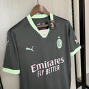 Camisa Milan 2024/25 III Third - Torcedor - Cinza e Verde