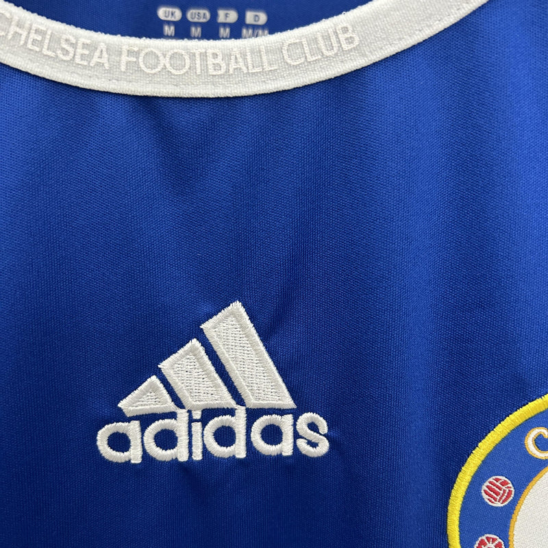 Camisa Retrô Chelsea 2006/2007 I Home - Manga Longa Adidas
