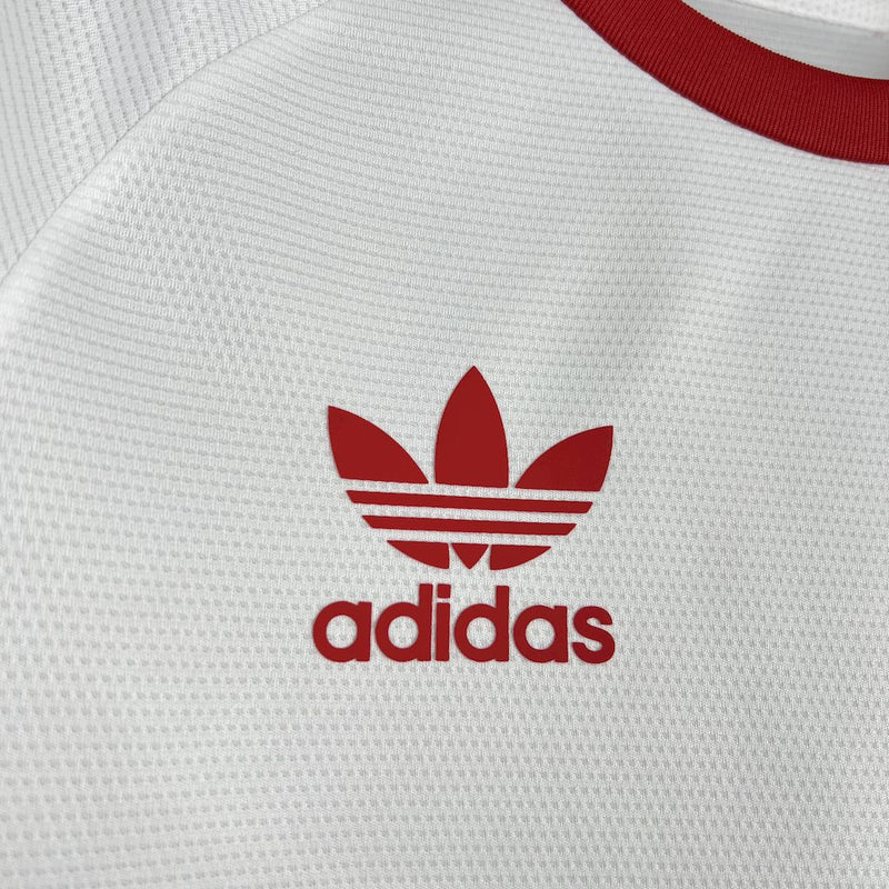 Camisa Flamengo Comemorativa 1981 Branca Emborrachada