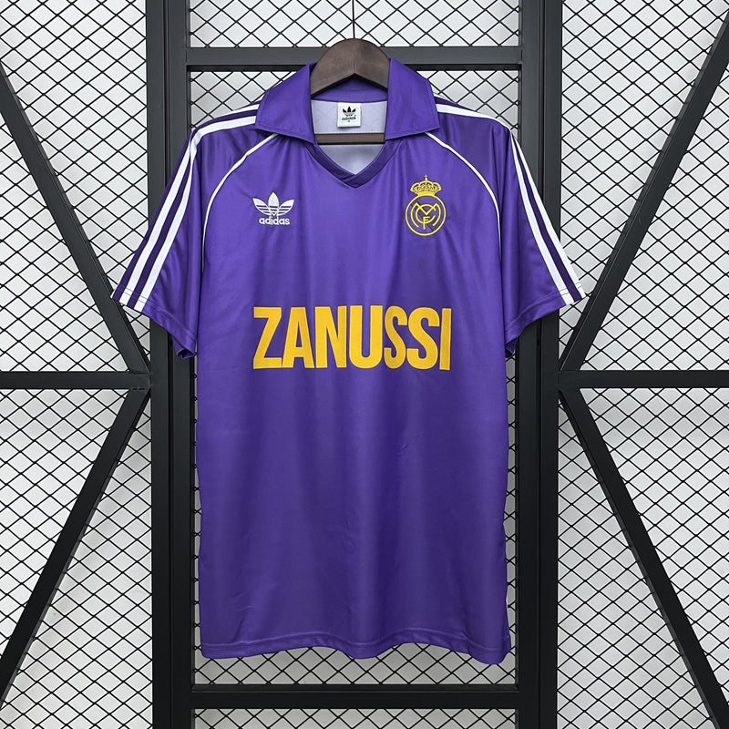 Camisa Retrô Real Madrid 1984/1985 II Away - Roxa