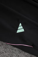 25/26 Conjunto Treino Juventus - Frio Zíper Curto - Preto