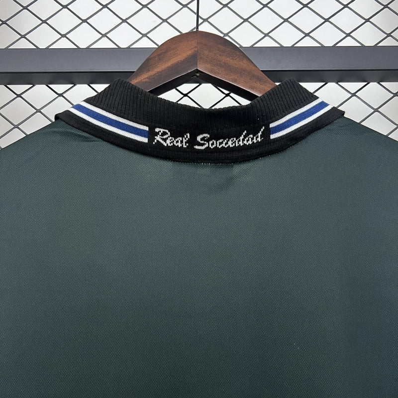 Camisa Retrô Real Sociedad 2000/2002 II Away - Verde