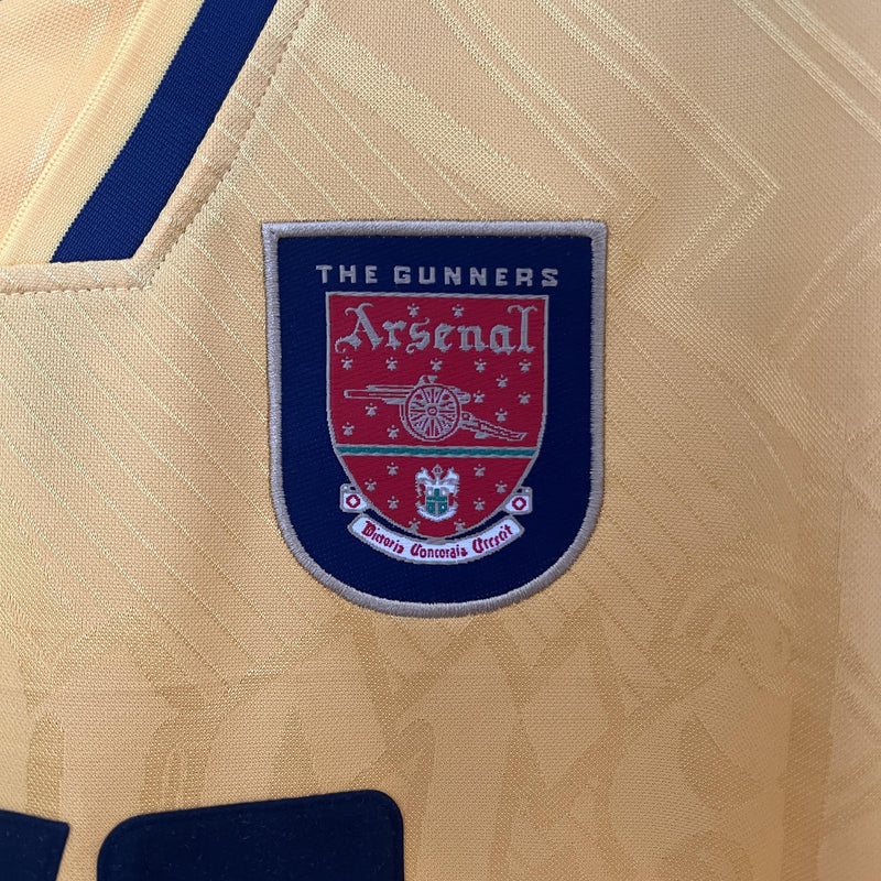 Camisa Retrô Arsenal 1996/1997 II Away - Amarela - Nike
