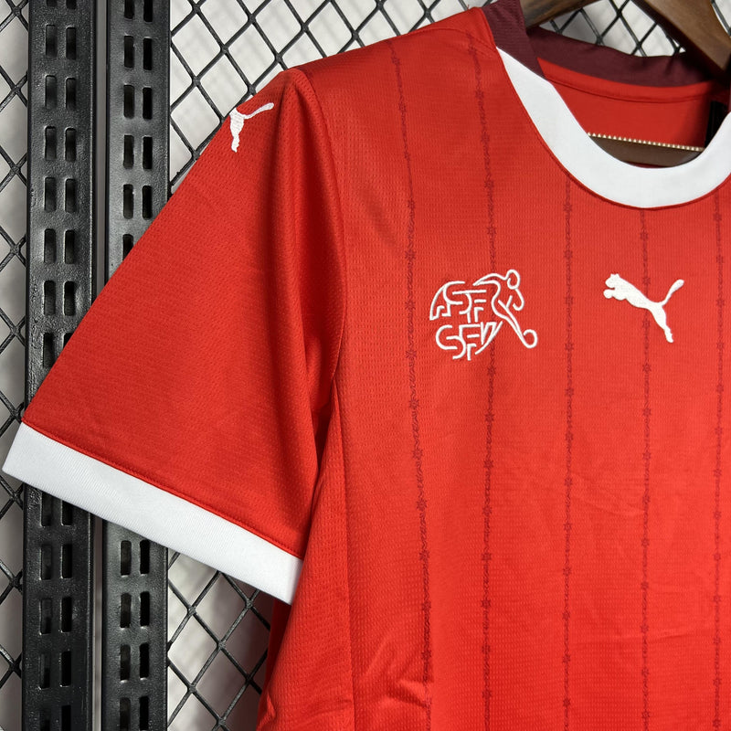 Camisa Suíça 2024/25 I Home - Torcedor