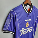 Camisa Retrô Real Madrid 1997/1998 II Away - Roxa - Kelme
