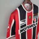 Camisa Retrô São Paulo 2000 II Away - Vermelha - Penalty