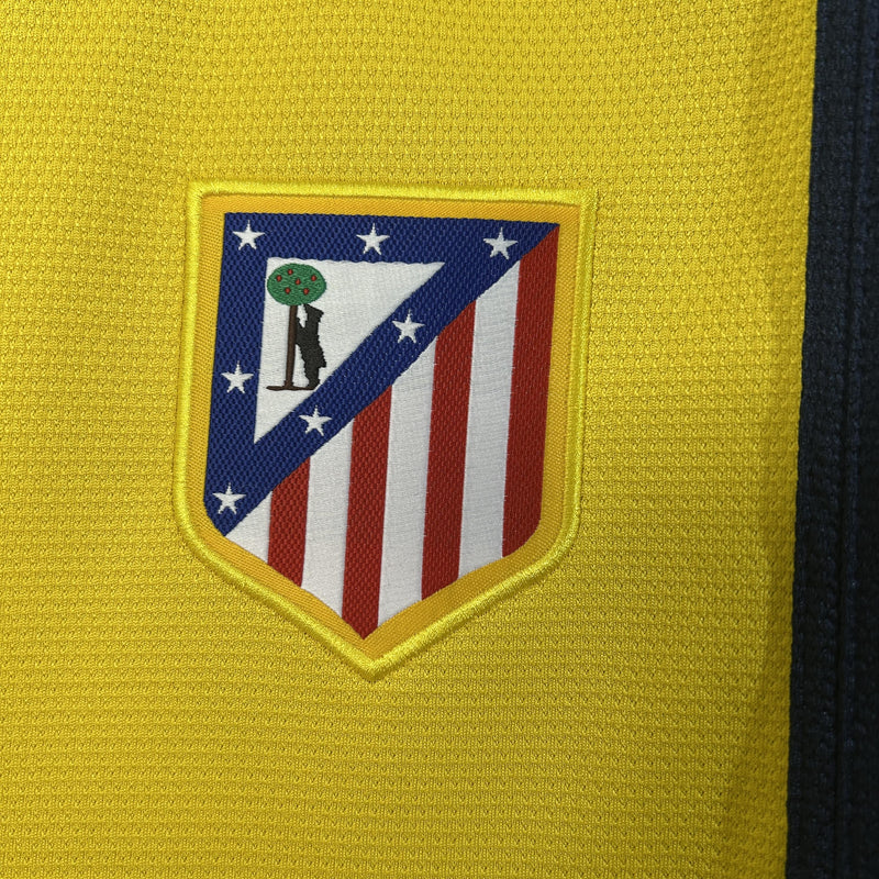 Camisa Retrô Atlético de Madrid 2013/14 II Away - Amarela