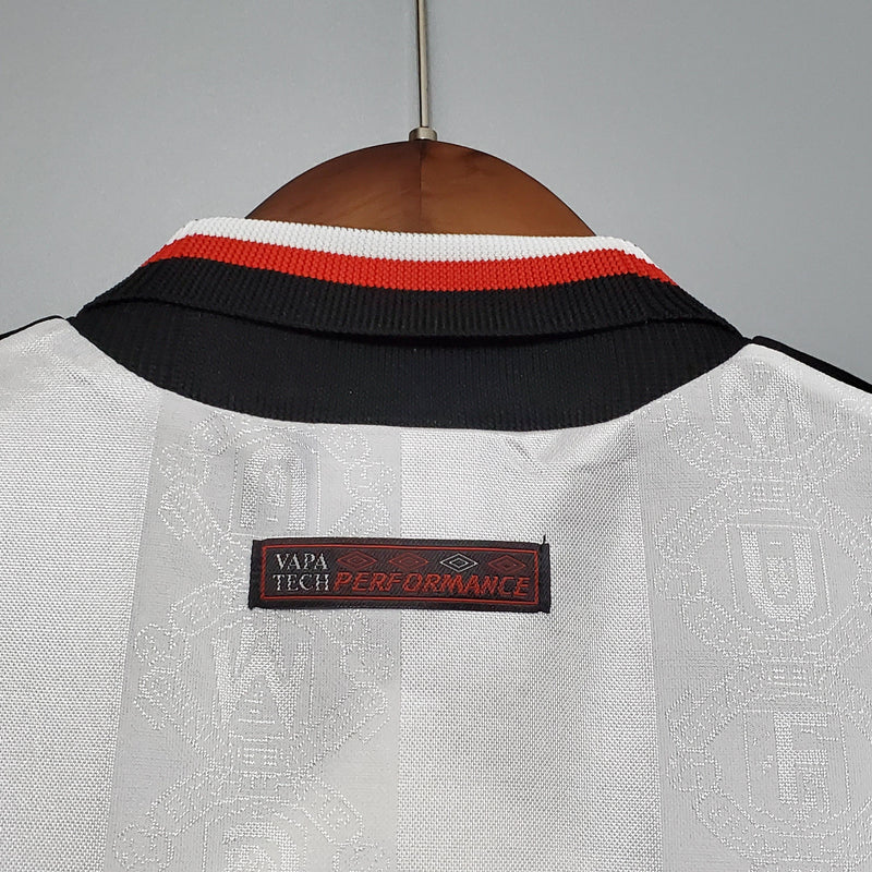 Camisa Retrô Manchester United 1997/1998 II Away - Branca - Umbro