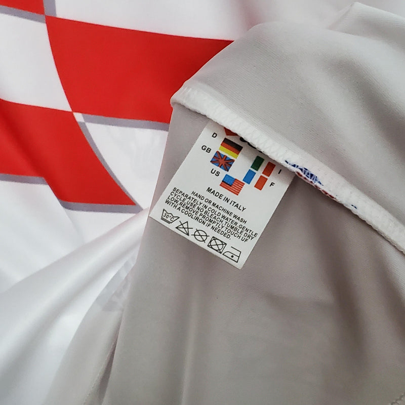 Camisa Retrô Croácia 1998 II Away - Branca