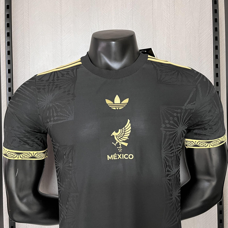 Camisa México 2025/26 Preta Ouro - Jogador Comemorativa