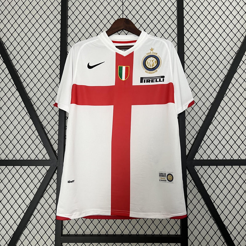 Camisa Retrô Inter de Milão 2007/2008 II Away - Branca - Nike