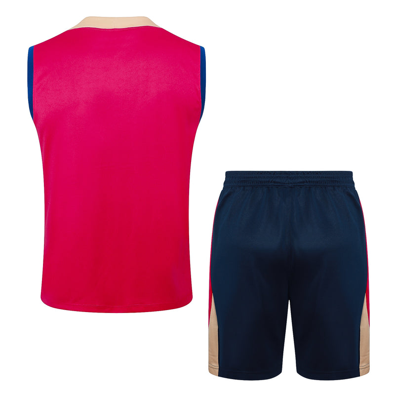 24/25 Conjunto Treino Barcelona - Regata - Rosa
