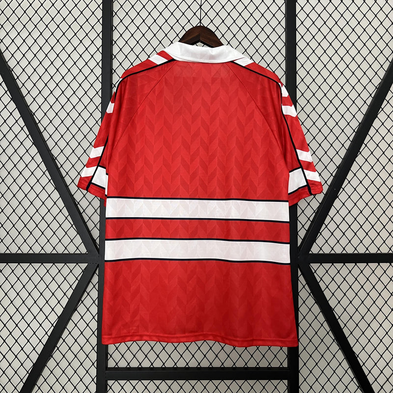 Camisa Retrô Dinamarca 1988 I Home - Hummel