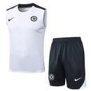 25/26 Conjunto Treino Chelsea Regata - Branco