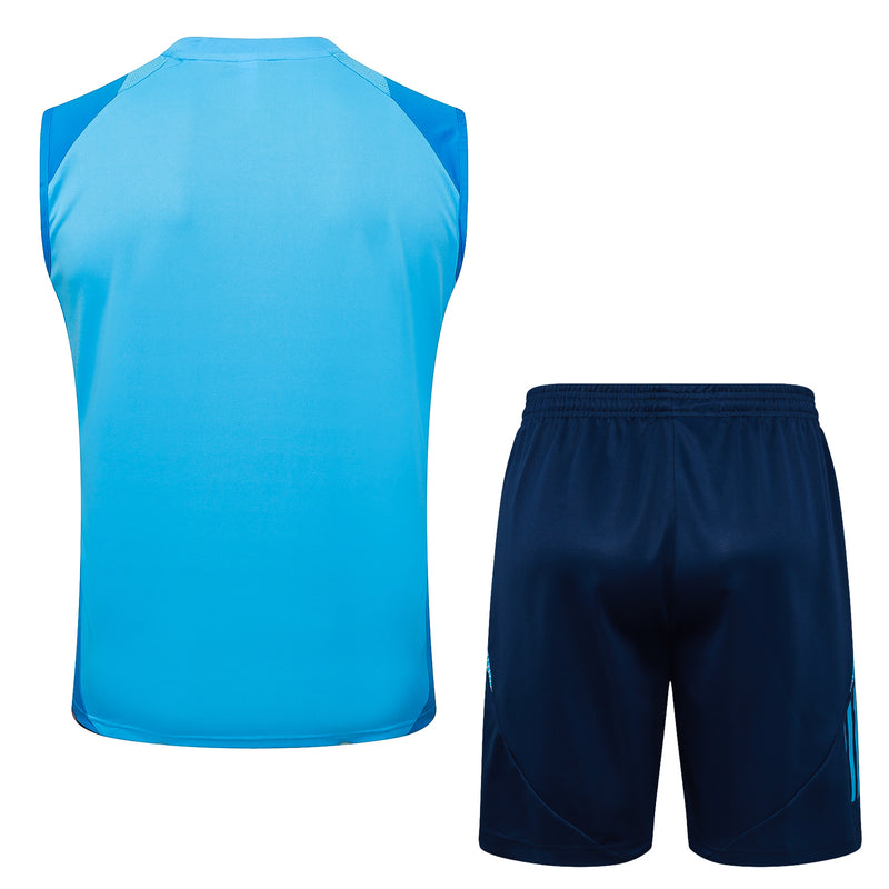 25/26 Conjunto Treino Flamengo Regata - Azul Claro