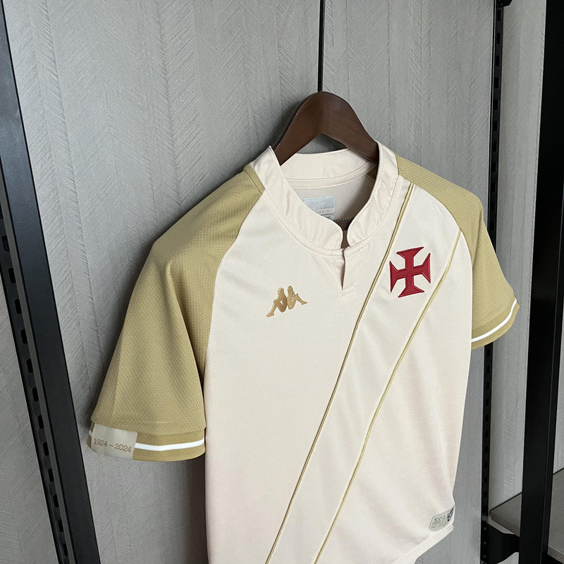 Camisa Vasco 2024/25 III Consciência Negra - Feminina - Dourada