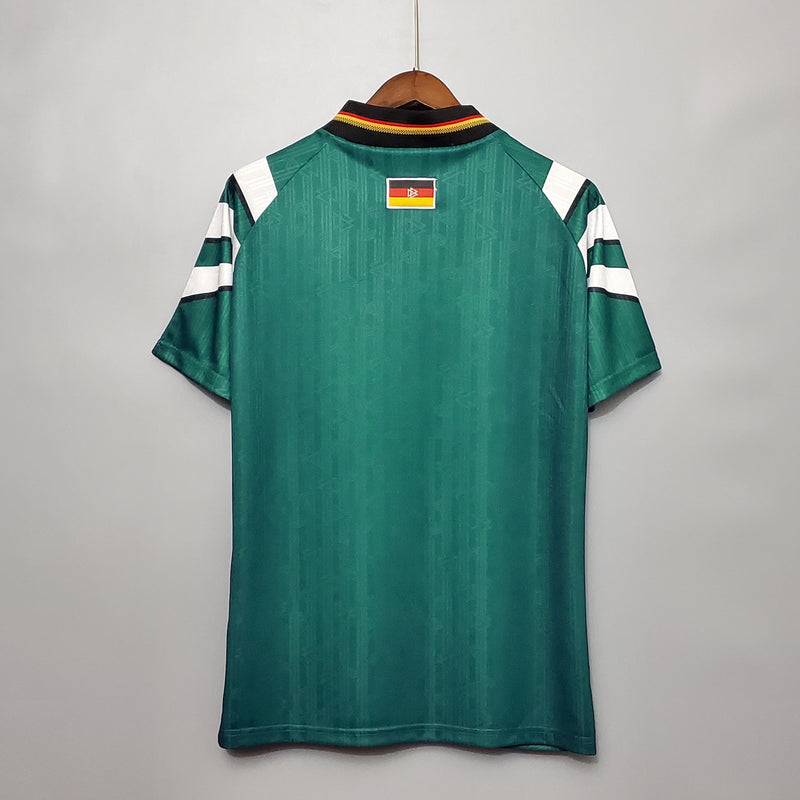Camisa Retrô Alemanha 1996 II Away - Verde - Adidas