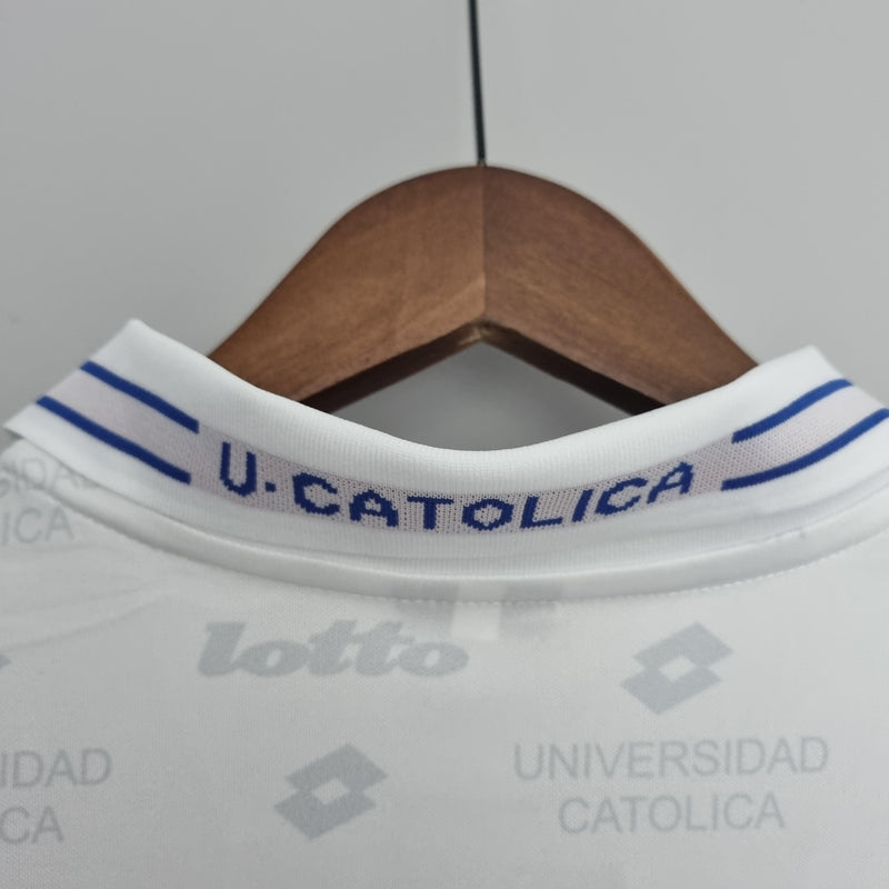 Camisa Retrô Universidad Católica 1996 III Third - Branca - Lotto