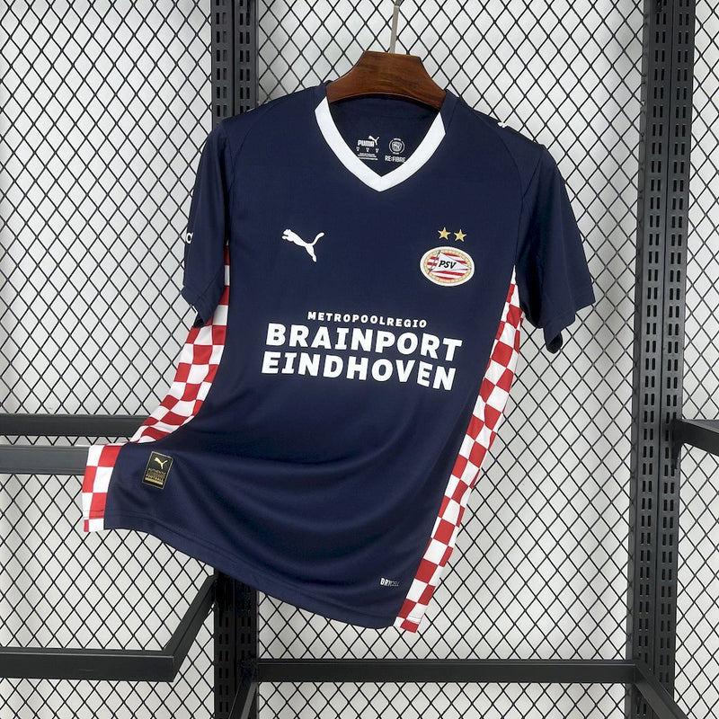 Camisa PSV 2025/26 II Away - Torcedor - Azul Escuro