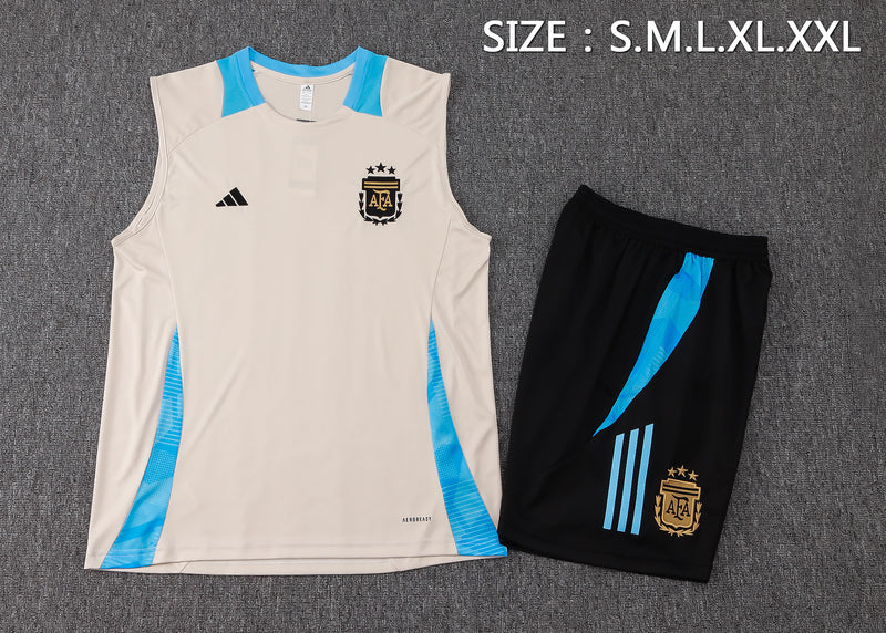 24/25 Conjunto Treino Argentina - Regata - Bege