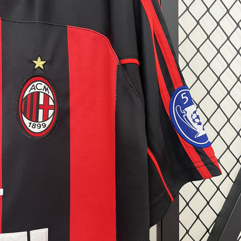 Camisa Retrô Milan 2000/2001 Champions League I Home - Adidas