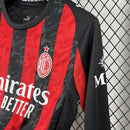 Camisa Milan 25/26 I Home - Torcedor Manga Longa