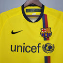 Camisa Retrô Barcelona 2008/2009 II Away - Amarela - Nike