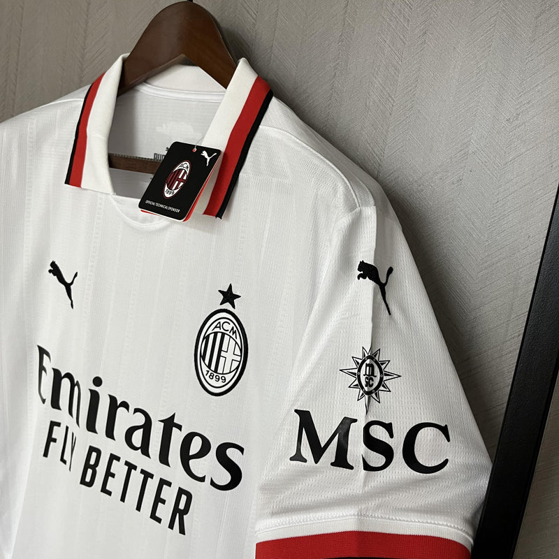 Camisa Milan 2024/25 II Away - Torcedor - Branca