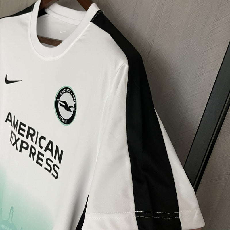 Camisa Brighton 2023/24 III Third - Torcedor - Branca