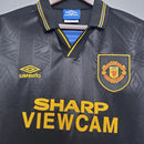 Camisa Retrô Manchester United 1993/1994 II Away - Preta - Umbro