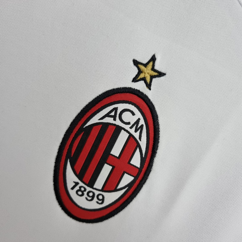 Camisa Retrô Milan Final Champions Away 2002/2003 Branca