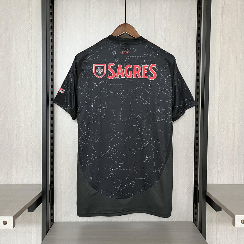 Camisa Benfica 2024/25 II Away - Torcedor - Preta