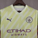 Camisa Manchester City 2023/24 Goleiro - Verde Fluorescente - Torcedor